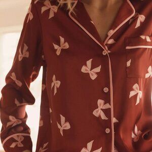 Anthropologie - Beach Riot Livy Pajama Top Coverup - NWT - Large